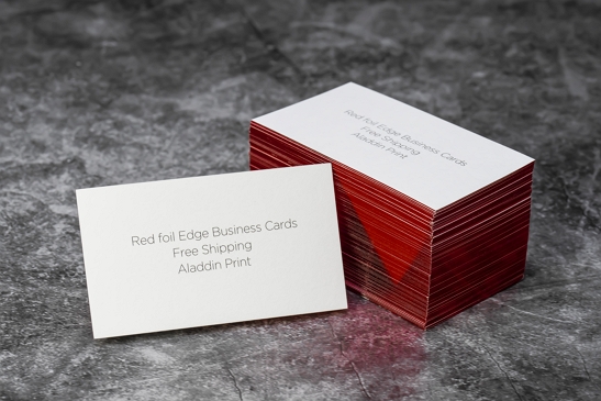 Edge Foil business cards 4 by Aladdin Print